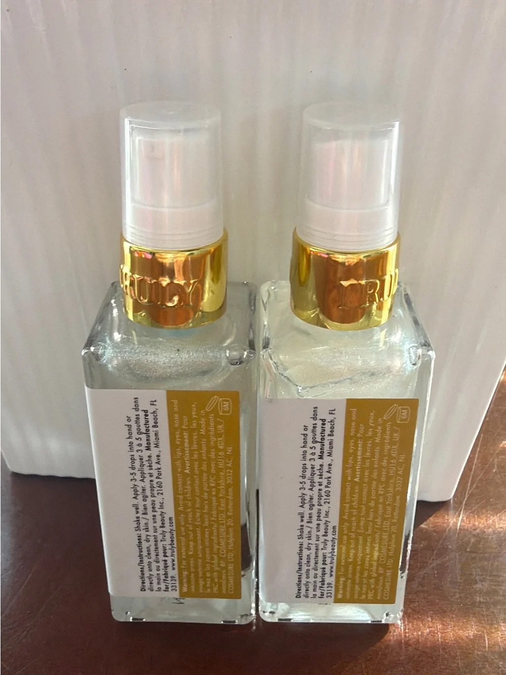 TRULY Vanilla Baby Luxury Body Oil — White & Gold Accents